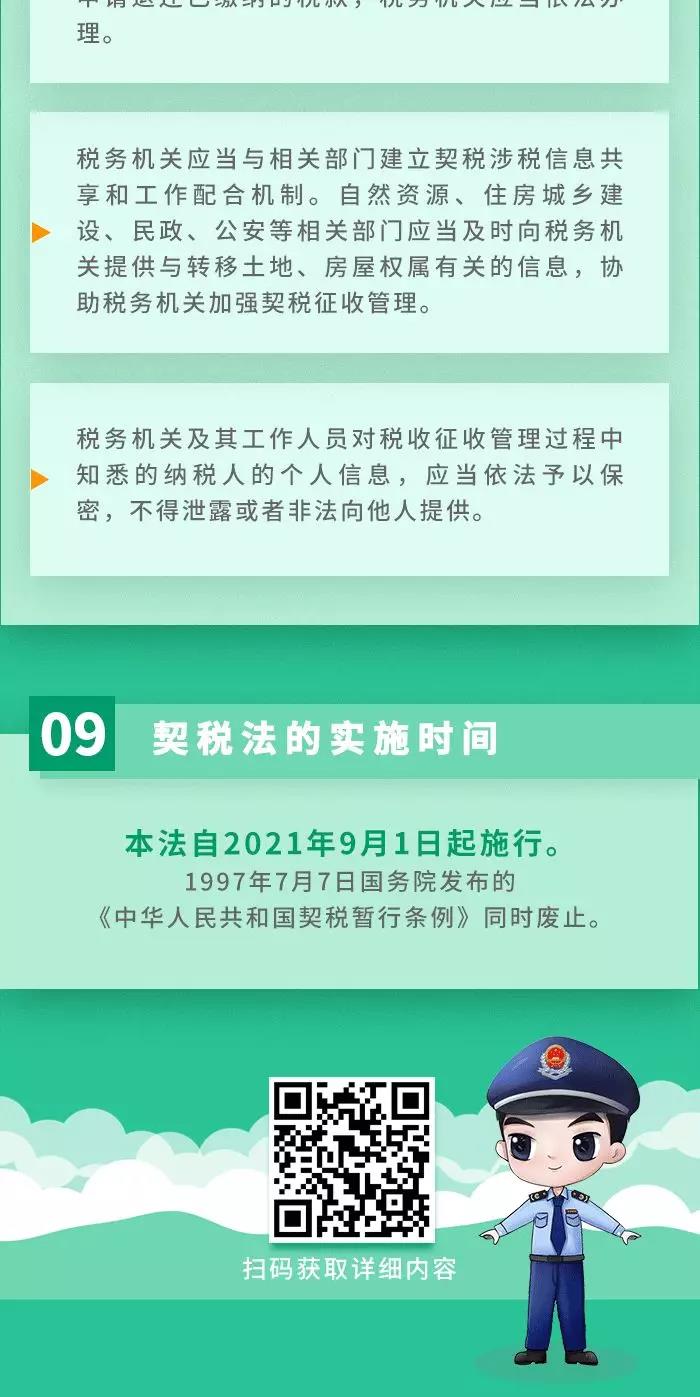 契稅法9月1日起施行！ 