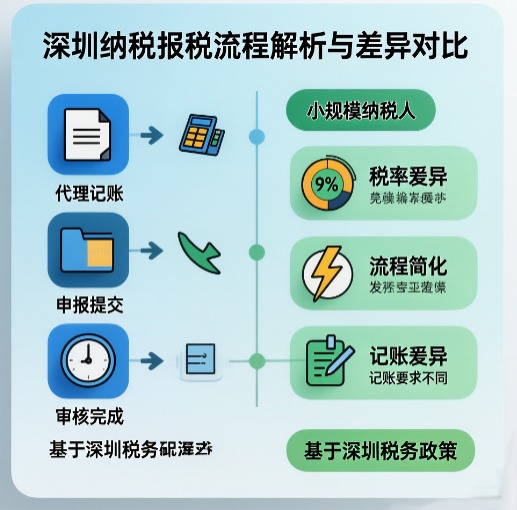 深圳一般納稅人代理報(bào)稅記賬全流程解析與小規(guī)模納稅人差異對(duì)比